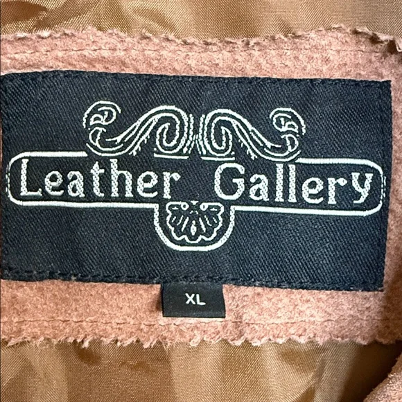 VTG Leather Factory Suede Fringe Jacket Western Cowgirl Boho Rodeo Festival - Picture 2 of 13